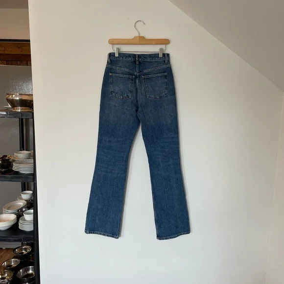 Free people French Girl Flare Jean in Aura Blue - Picture 10 of 11